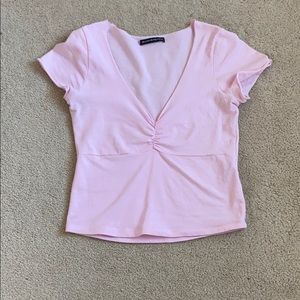 Light Pink Brandy Melville Gina Top